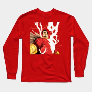 Shazam! magi hero Long Sleeve T-Shirt